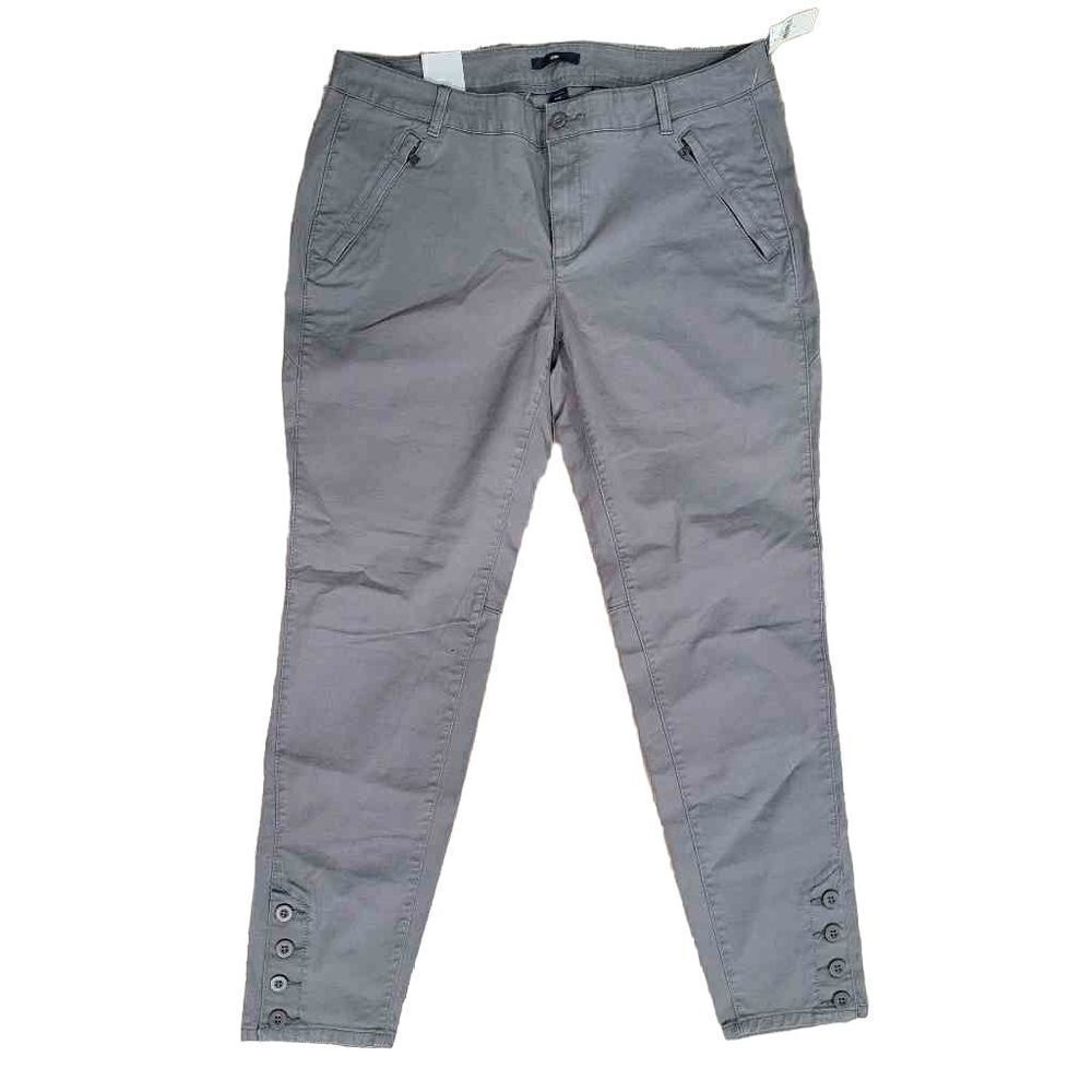 Gap skinny grey cropped low waist cargo pant